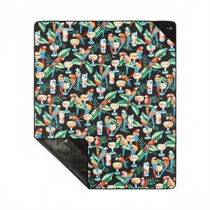NEW SLOWTIDE cocktail party picnic blanket in black
